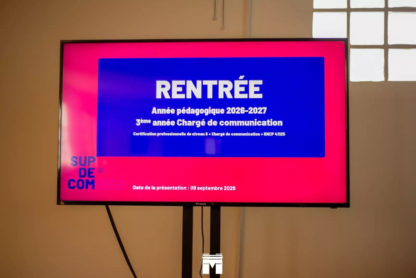 Rentrée 2026-2027 des B2,B3 SDC et MBA